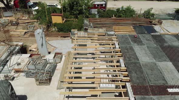 Concrete Building Aerial View