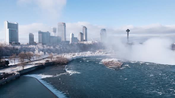 Winter at Niagara Falls, Ontario, Canada