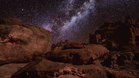 Milky Way at Natural Stone Park the Grand Canyon