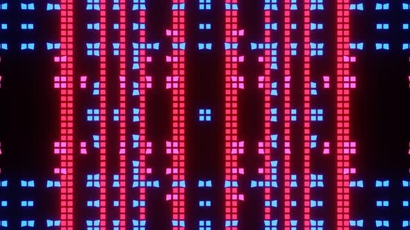 VJ Loop Animation of Pixel Mosaic Ver06