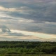Cloudy Weather, Sunset Over Nature, Green Trees, Summer, Timelapse - VideoHive Item for Sale