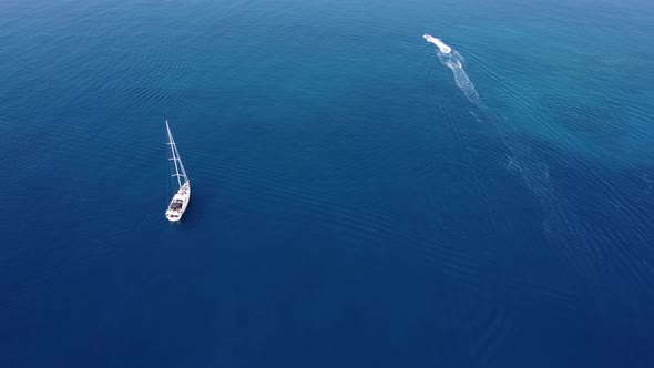 Parasailing Parasailing Behind a Boat