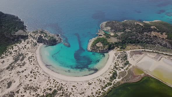 Greek beach of Voidokilia