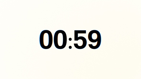 60 Seconds Glitch countdown