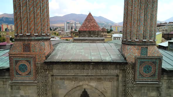 Erzurum Old Çifte Minareli Mosque 