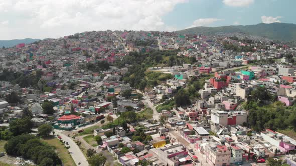 Aerial View in Ecatepec, Mexico