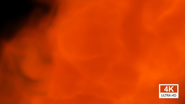 Orange Color Smoke 4K