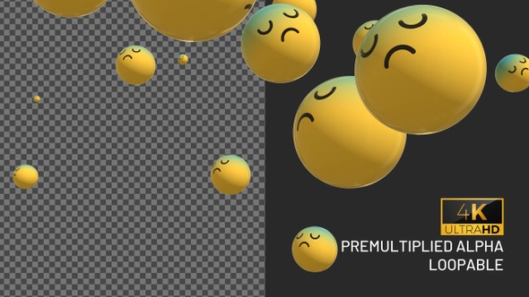 3D Sad Emojis