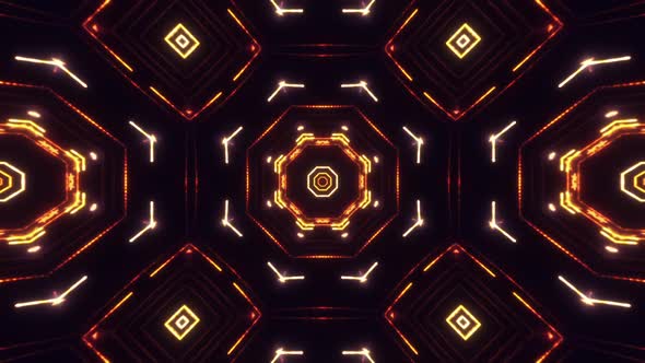 Retro Star Kaleidoscope, Loop