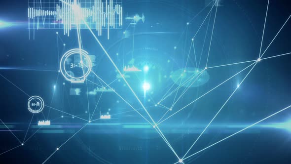 Animation of lines and sound frequencies alt