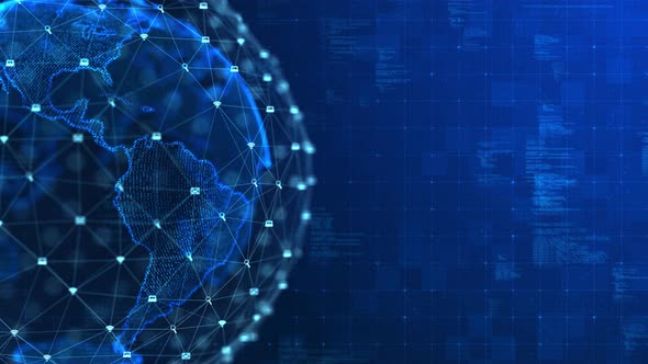 5G and AI technology, Global Earth communication network concept  alt