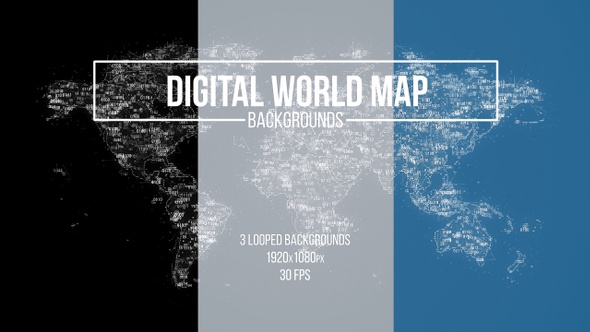 Digital World Map