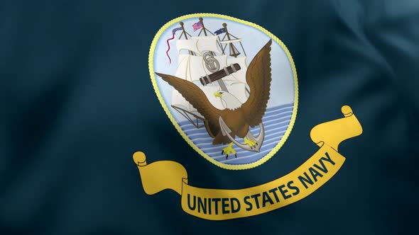 United States Navy Flag - 4K