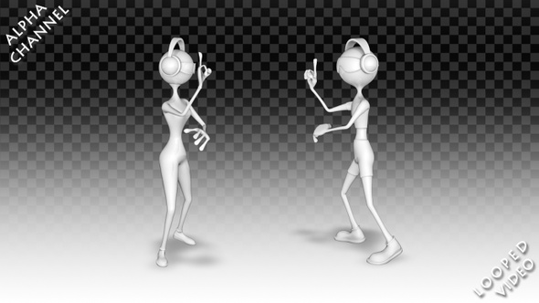 3D Man and Woman - Dance Cheerful Pack