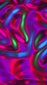 Holographic iridescent abstract blurred surface. Abstract animated background