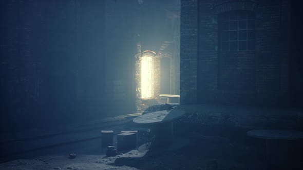 Ruins of a Very Heavily Polluted Industrial Factory alt