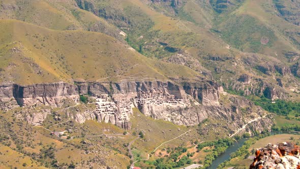 Scenic Panorama Of Vardzia