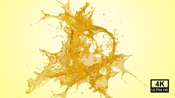 Abstract Oil Splash 4K alt
