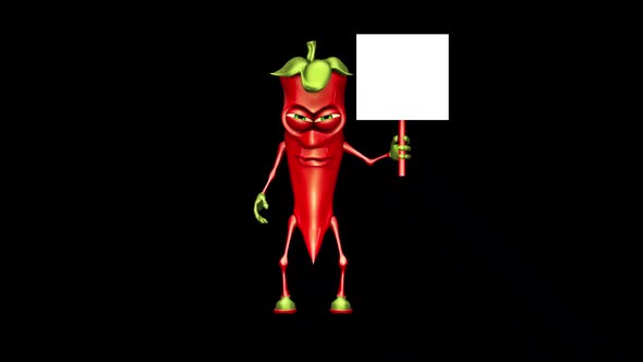 Bitter Pepper Promotion Looped Animation with Alpha Channel and Shadow