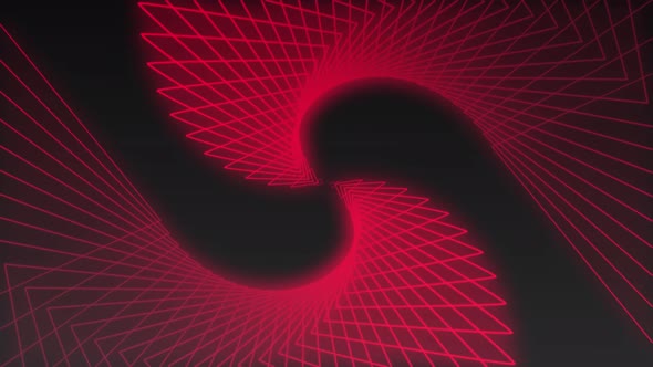 Abstract Background Loopable 4k resolution Red and Black V1