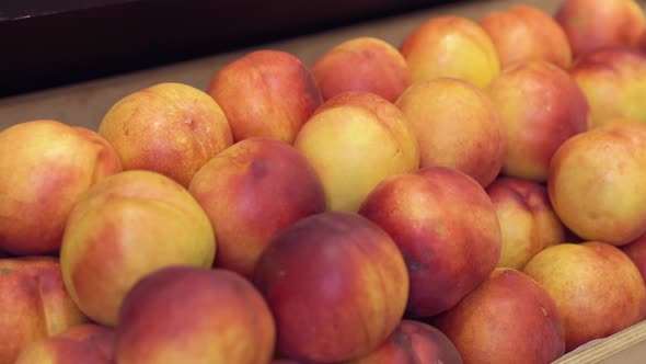 Peaches In The Market