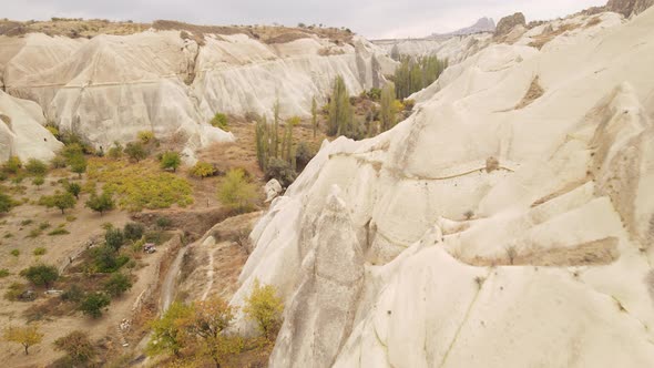 Aerial View Cappadocia Landscape