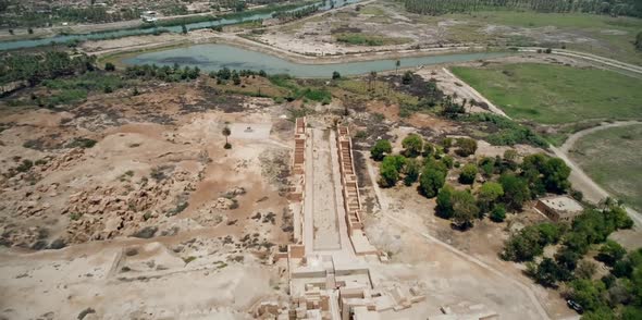 Iraq Hilla Governorate, the ancient city of Babylon