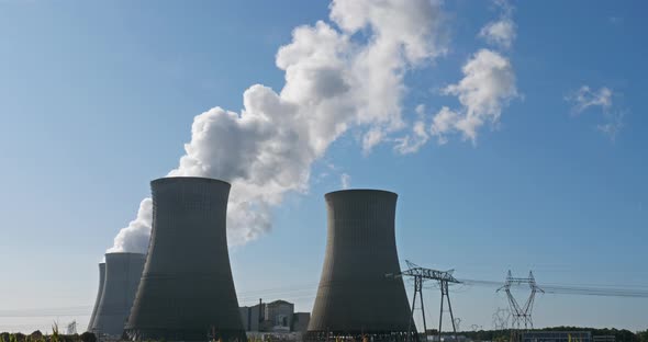 Nuclear power station, Dampierre en Burly, Loiret, France