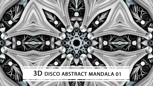 Disco Abstract Mandala 01