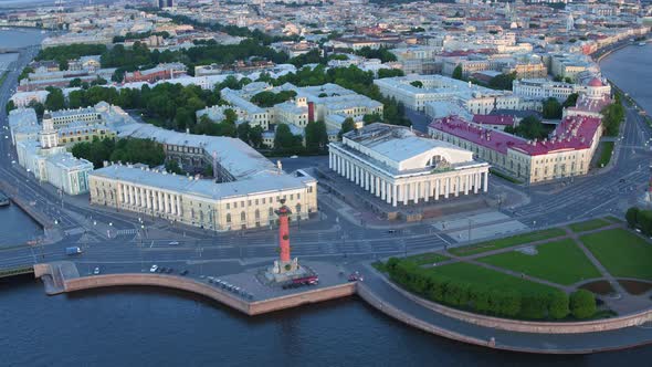 Aerial  View Saint Petersburg Russia 192