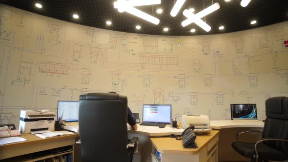 Control Room of the Power Plant