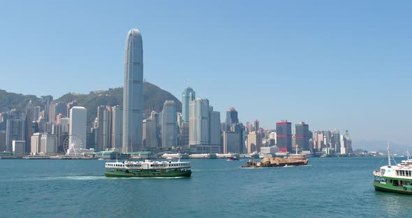 Hong Kong cityscape at day time