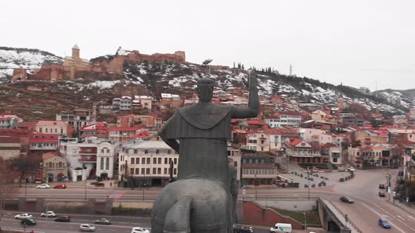 Statue Of King Vakhtang Gorgasali, Tbilisi Old Town