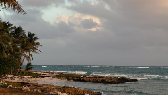 Barbados late afternoon swells