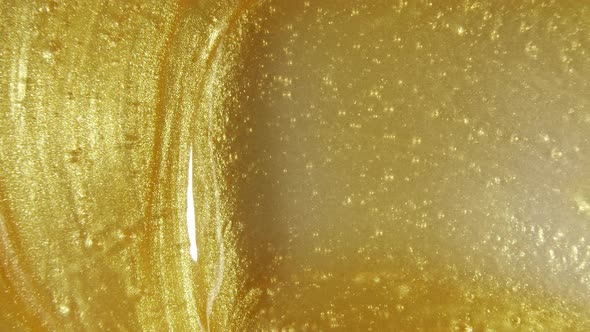 Liquid Metallic Gold Background Texture