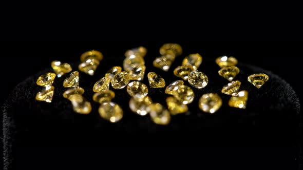  Lot of Yellow Cubic Zirkonia Stones