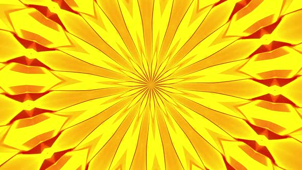 golden yellow neon floral flourish flower petals gradients animation motion graphics video footage