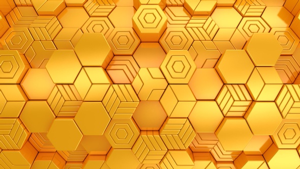 Background of Hexagons