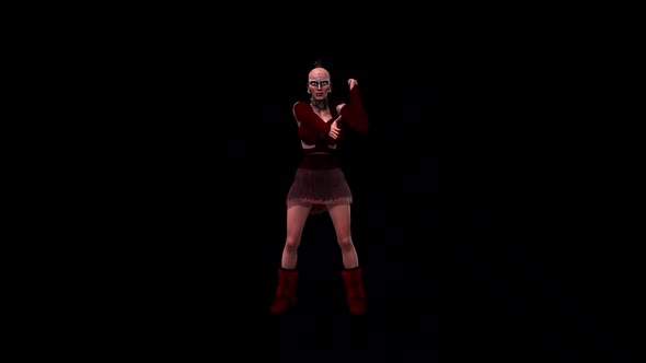 Warrior Woman Dance 3 – Halloween Concept