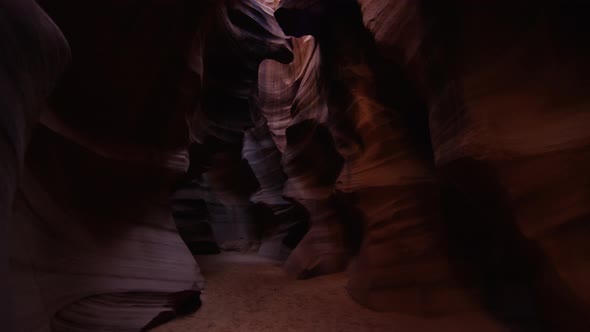 Antelope Canyon's narrow corridor