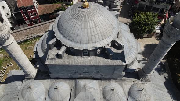 Mihrimah Sultan Mosque Top View