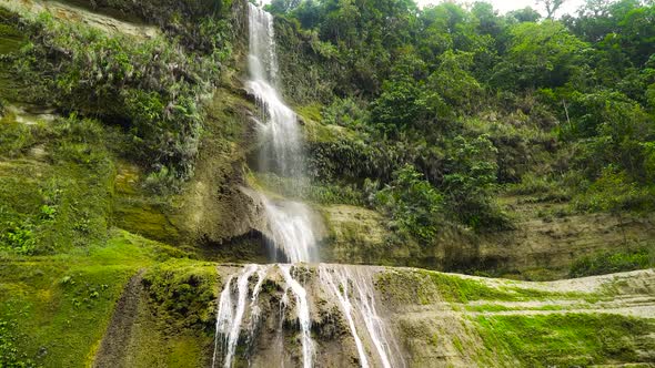 Beautiful Tropical Waterfall