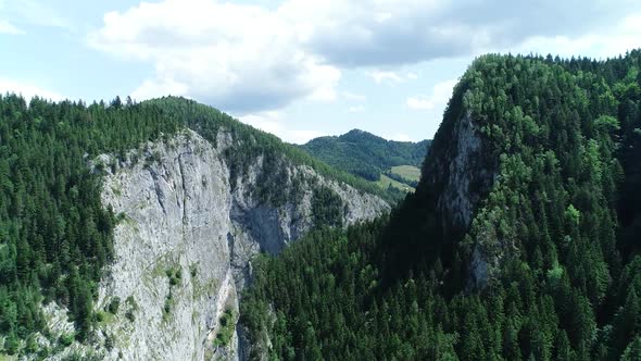 Aerial Green Of Mountains