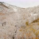 Aerial view of the autumn forest in the snow Eastern Sayan Siberia Buryatia Arshan - VideoHive Item for Sale