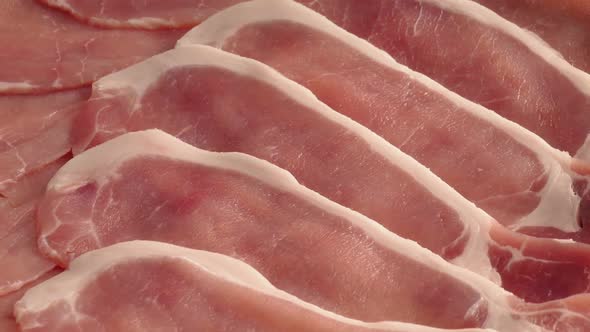 Raw Bacon Rashers