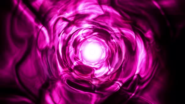 Abstract Magenta Silk Energy Effect 4K 01