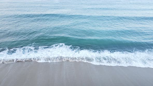 Sea Near the Coast - Close-up Aerial View of the Coastal Seascape