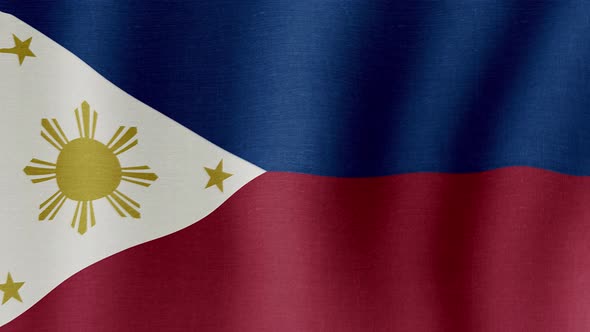 The National Flag of Philippines