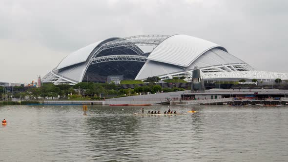 Singapore Stadium Time-lapse