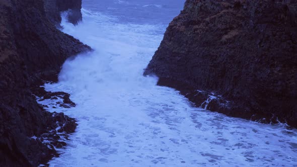 Iceland View Of Large Cliffs And The Ocean In Arnarstapi In Winter 3